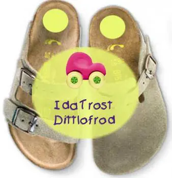 Schuhklebetiketten