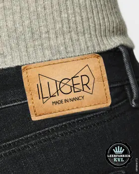 Lederlabels Mit Logo