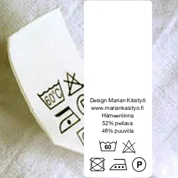 Materialzusammensetzung Etikett